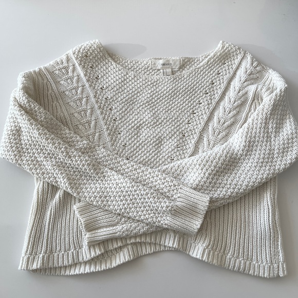 Forever 21 Cropped Knit Sweater - Picture 5 of 7